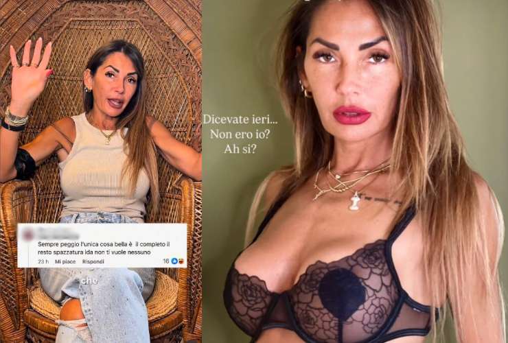 Ida Platano in intimo