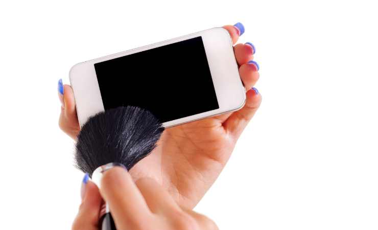 Smartphone spazzolato